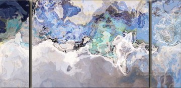  marin tableaux - paysage abstrait 105 triptyque